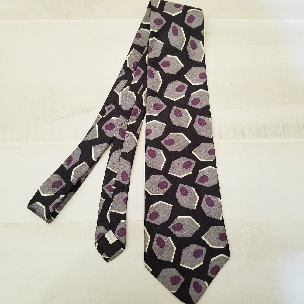 {OS} Oscar de la Renta Couture Collection Silk Tie
